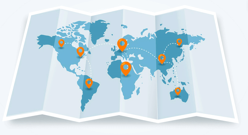 Présentation carte monde UFE